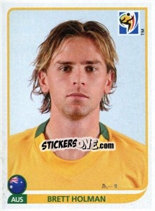 Sticker Brett Holman - FIFA World Cup South Africa 2010 - Panini
