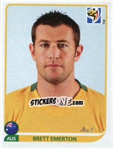 Sticker Brett Emerton - FIFA World Cup South Africa 2010 - Panini