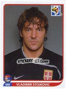 Sticker Vladimir Stojkovic - FIFA World Cup South Africa 2010 - Panini
