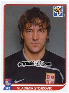 Sticker Vladimir Stojkovic - FIFA World Cup South Africa 2010 n. 298 - Panini