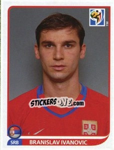 Sticker Branislav Ivanovic - FIFA World Cup South Africa 2010 - Panini