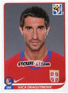Sticker Ivica Dragutinovic - FIFA World Cup South Africa 2010 n. 301 - Panini