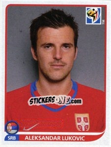 Sticker Aleksandar Lukovic - FIFA World Cup South Africa 2010 - Panini