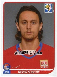 Sticker Neven Subotic - FIFA World Cup South Africa 2010 - Panini