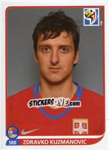 Sticker Zdravko Kuzmanovic - FIFA World Cup South Africa 2010 n. 306 - Panini