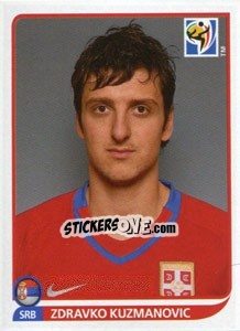 Cromo Zdravko Kuzmanovic - FIFA World Cup South Africa 2010 - Panini