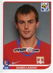 Cromo Danko Lazovic - FIFA World Cup South Africa 2010 - Panini