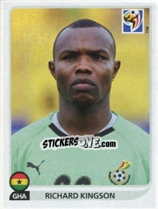 Sticker Richard Kingson - FIFA World Cup South Africa 2010 - Panini