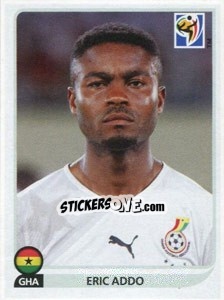 Sticker Eric Addo - FIFA World Cup South Africa 2010 n. 320 - Panini