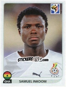 Cromo Samuel Inkoom - FIFA World Cup South Africa 2010 - Panini