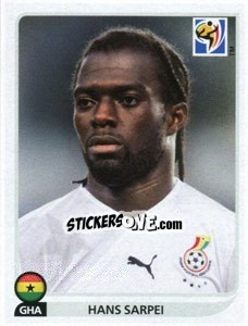 Sticker Hans Sarpei - FIFA World Cup South Africa 2010 n. 323 - Panini
