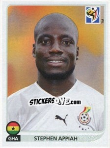 Cromo Stephen Appiah - FIFA World Cup South Africa 2010 - Panini