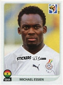 Sticker Michael Essien - FIFA World Cup South Africa 2010 n. 325 - Panini