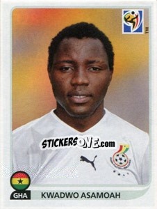 Sticker Kwadwo Asamoah - FIFA World Cup South Africa 2010 - Panini