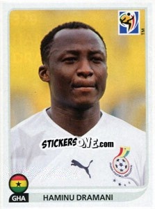 Sticker Haminu Dramani - FIFA World Cup South Africa 2010 n. 329 - Panini