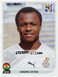 Sticker Andre Ayew - FIFA World Cup South Africa 2010 - Panini