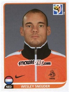 Sticker Wesley Sneijder - FIFA World Cup South Africa 2010 - Panini