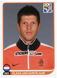 Sticker Klaas-Jan Huntelaar - FIFA World Cup South Africa 2010 n. 352 - Panini