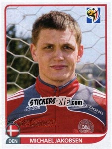 Sticker Michael Jakobsen - FIFA World Cup South Africa 2010 - Panini