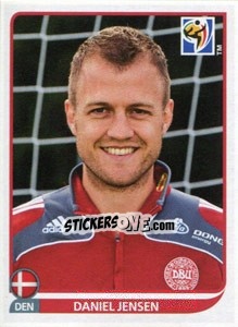 Figurina Daniel Jensen - FIFA World Cup South Africa 2010 n. 363 - Panini