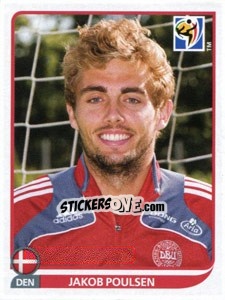 Figurina Jakob Poulsen - FIFA World Cup South Africa 2010 n. 364 - Panini