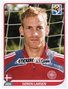 Sticker Soren Larsen - FIFA World Cup South Africa 2010 - Panini