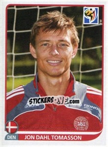 Figurina Jon Dahl Tomasson - FIFA World Cup South Africa 2010 n. 371 - Panini