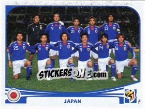 Cromo Team Photo - FIFA World Cup South Africa 2010 - Panini