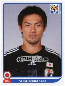 Sticker Seigo Narazaki - FIFA World Cup South Africa 2010 n. 375 - Panini