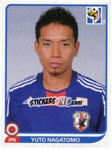 Sticker Yuto Nagatomo - FIFA World Cup South Africa 2010 - Panini