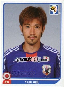 Sticker Yuki Abe - FIFA World Cup South Africa 2010 - Panini