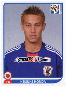 Cromo Keisuke Honda - FIFA World Cup South Africa 2010 - Panini