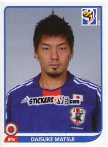 Sticker Daisuke Matsui - FIFA World Cup South Africa 2010 n. 386 - Panini