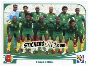 Cromo Team Photo - FIFA World Cup South Africa 2010 - Panini