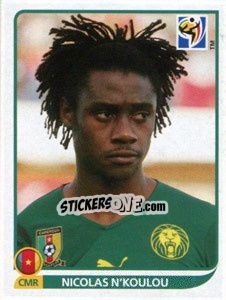 Cromo Nicolas N'Koulou - FIFA World Cup South Africa 2010 - Panini