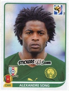 Figurina Alex Song - FIFA World Cup South Africa 2010 - Panini