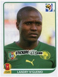 Sticker Landry N'Guemo - FIFA World Cup South Africa 2010 n. 404 - Panini