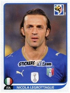 Figurina Nicola Legrottaglie - FIFA World Cup South Africa 2010 - Panini