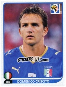 Cromo Domenico Criscito - FIFA World Cup South Africa 2010 - Panini