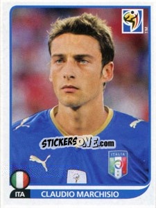 Sticker Claudio Marchisio - FIFA World Cup South Africa 2010 - Panini