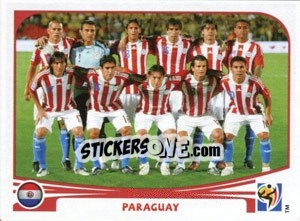 Sticker Team Photo - FIFA World Cup South Africa 2010 - Panini