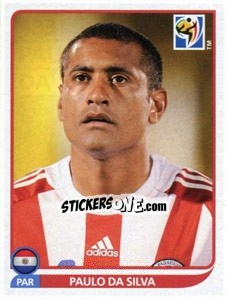 Figurina Paulo Da Silva - FIFA World Cup South Africa 2010 - Panini