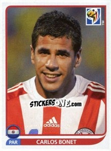 Sticker Carlos Bonet - FIFA World Cup South Africa 2010 - Panini