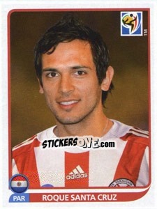 Sticker Roque Santa Cruz - FIFA World Cup South Africa 2010 - Panini