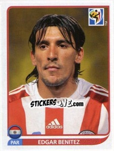 Cromo Edgar Benitez - FIFA World Cup South Africa 2010 - Panini