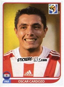 Cromo Oscar Cardozo - FIFA World Cup South Africa 2010 - Panini