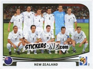 Cromo Team Photo - FIFA World Cup South Africa 2010 - Panini