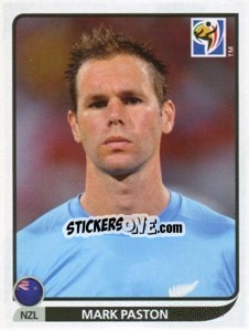 Sticker Mark Paston - FIFA World Cup South Africa 2010 - Panini