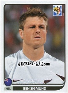 Cromo Ben Sigmund - FIFA World Cup South Africa 2010 - Panini