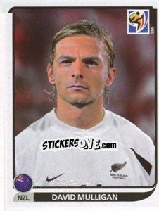 Cromo David Mulligan - FIFA World Cup South Africa 2010 - Panini